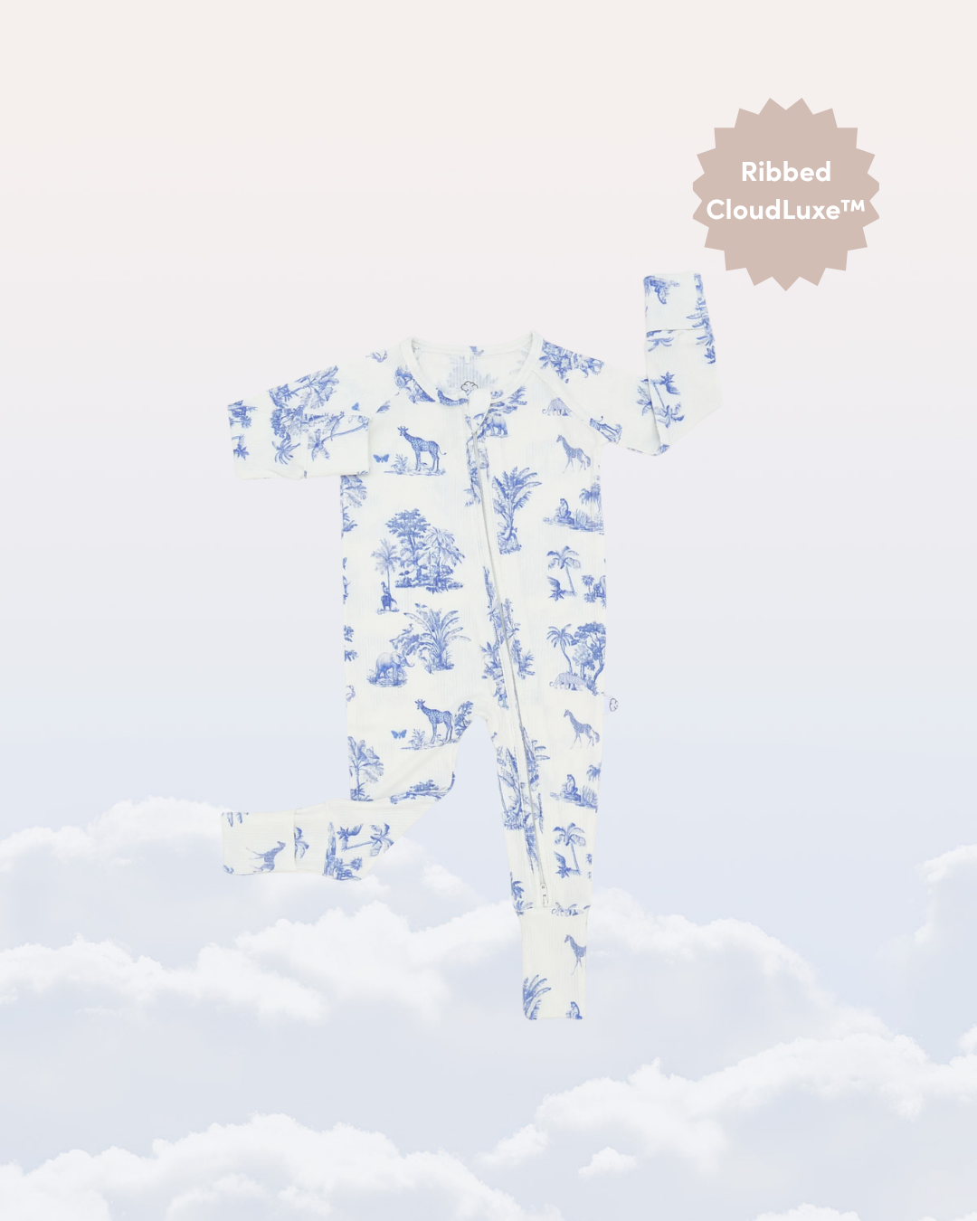 Little Zippers in Safari Toile