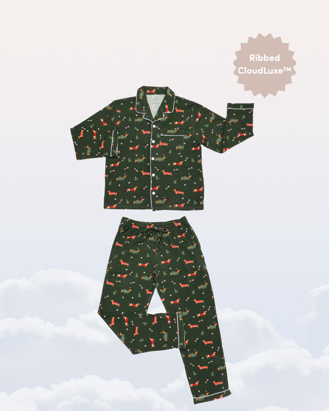 Women's Pajama Set in Jingle Pups