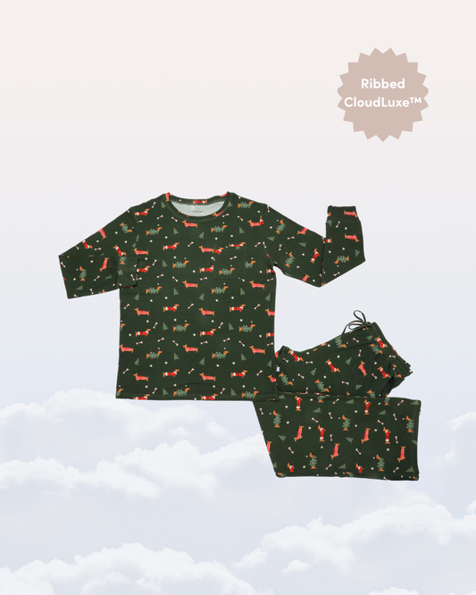 Men's Slumber Set in Jingle Pups - Sunday Littles