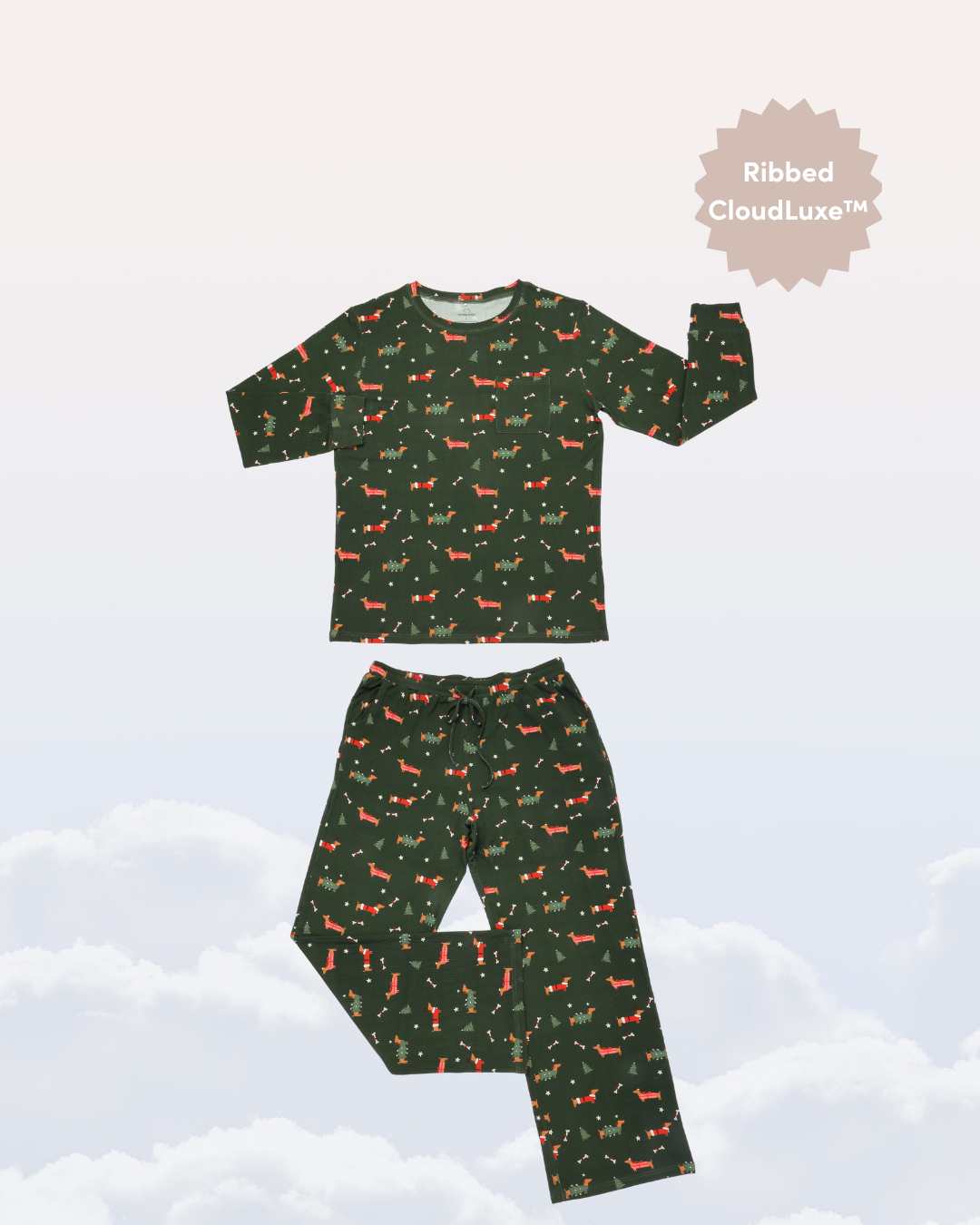 Men's Slumber Set in Jingle Pups