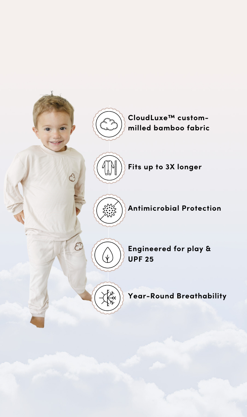 Little Sweat Set 2.0 in Bone
