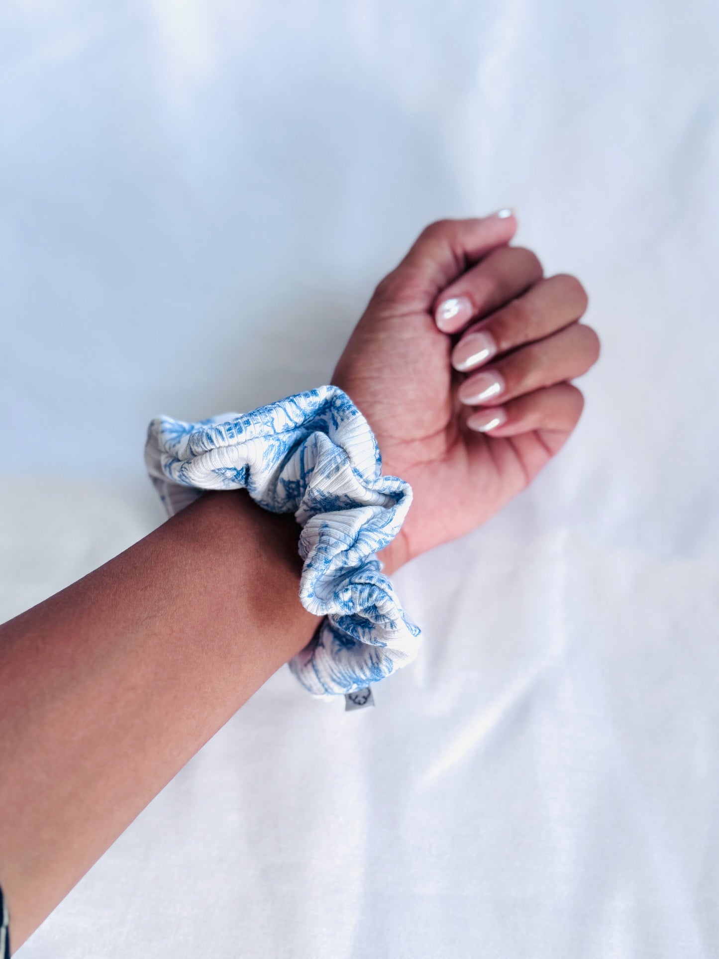 Sunday Scrunchies in Safari Toile