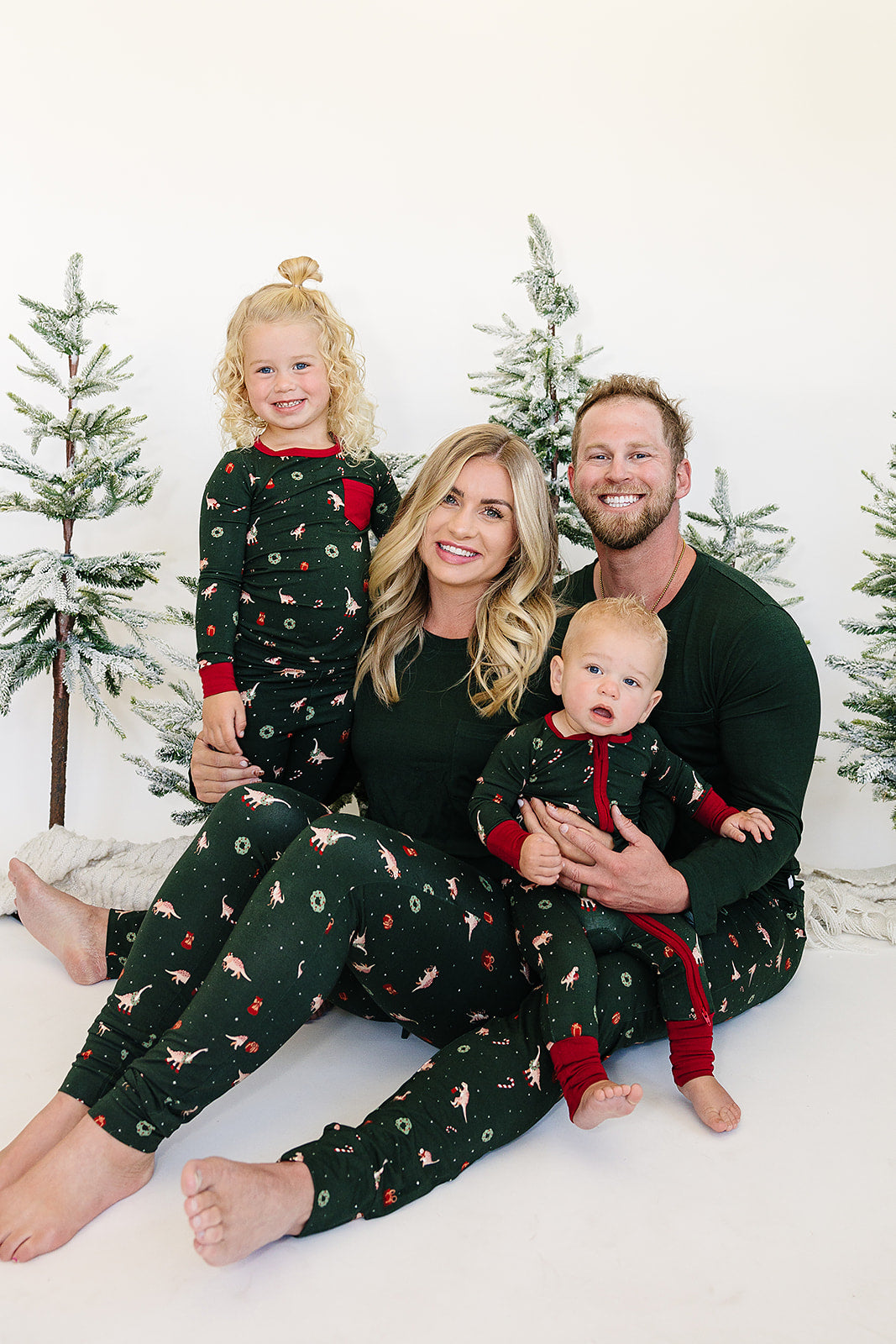 Women's Pajama Set in Dino-Mas