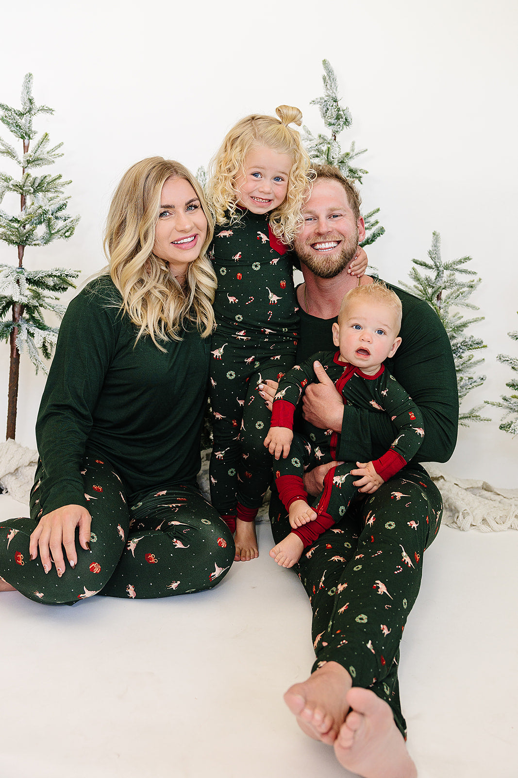 Women's Pajama Set in Dino-Mas