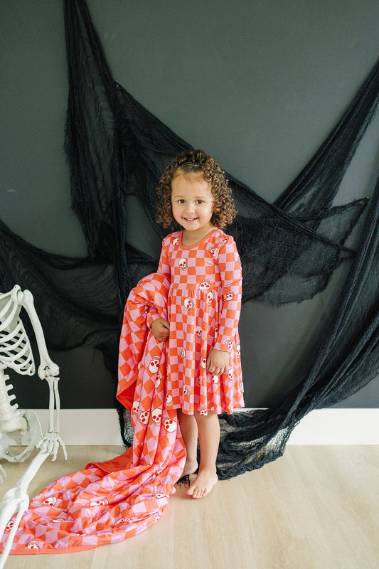 Daydream Dress in Candy Skull - Sunday Littles