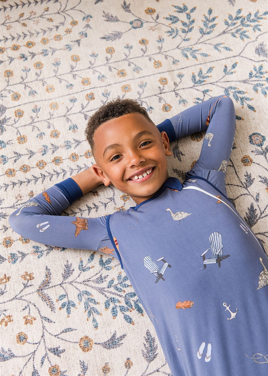 Sunday Sleep Bag in Lake Life - Sunday Littles