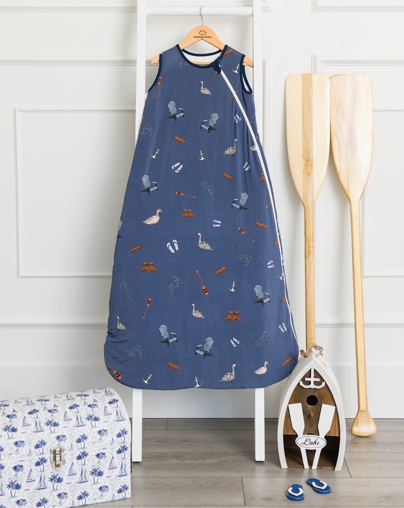 Sunday Sleep Bag in Lake Life - Sunday Littles