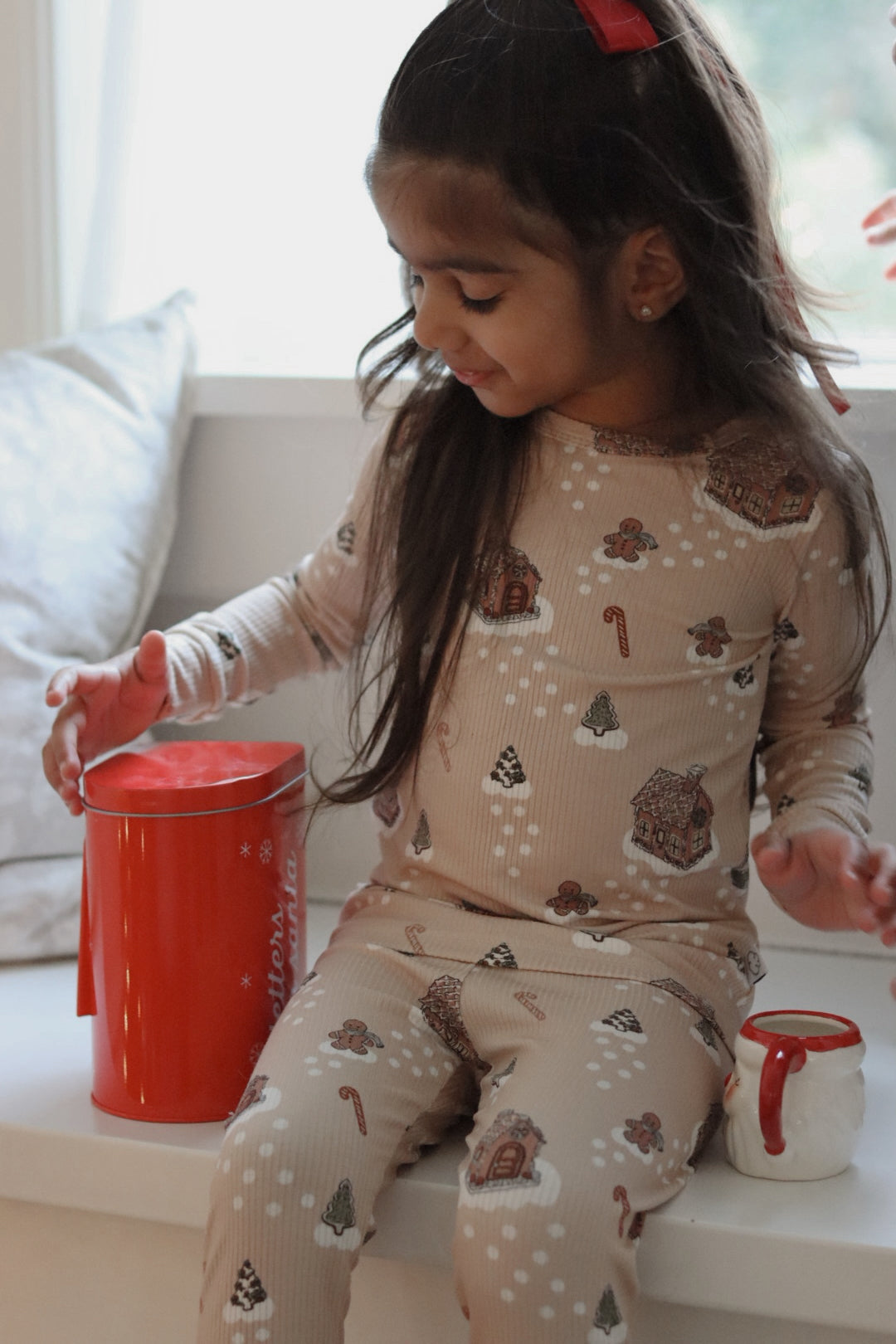 Slumber Pajama Set in Gingerbread Lane