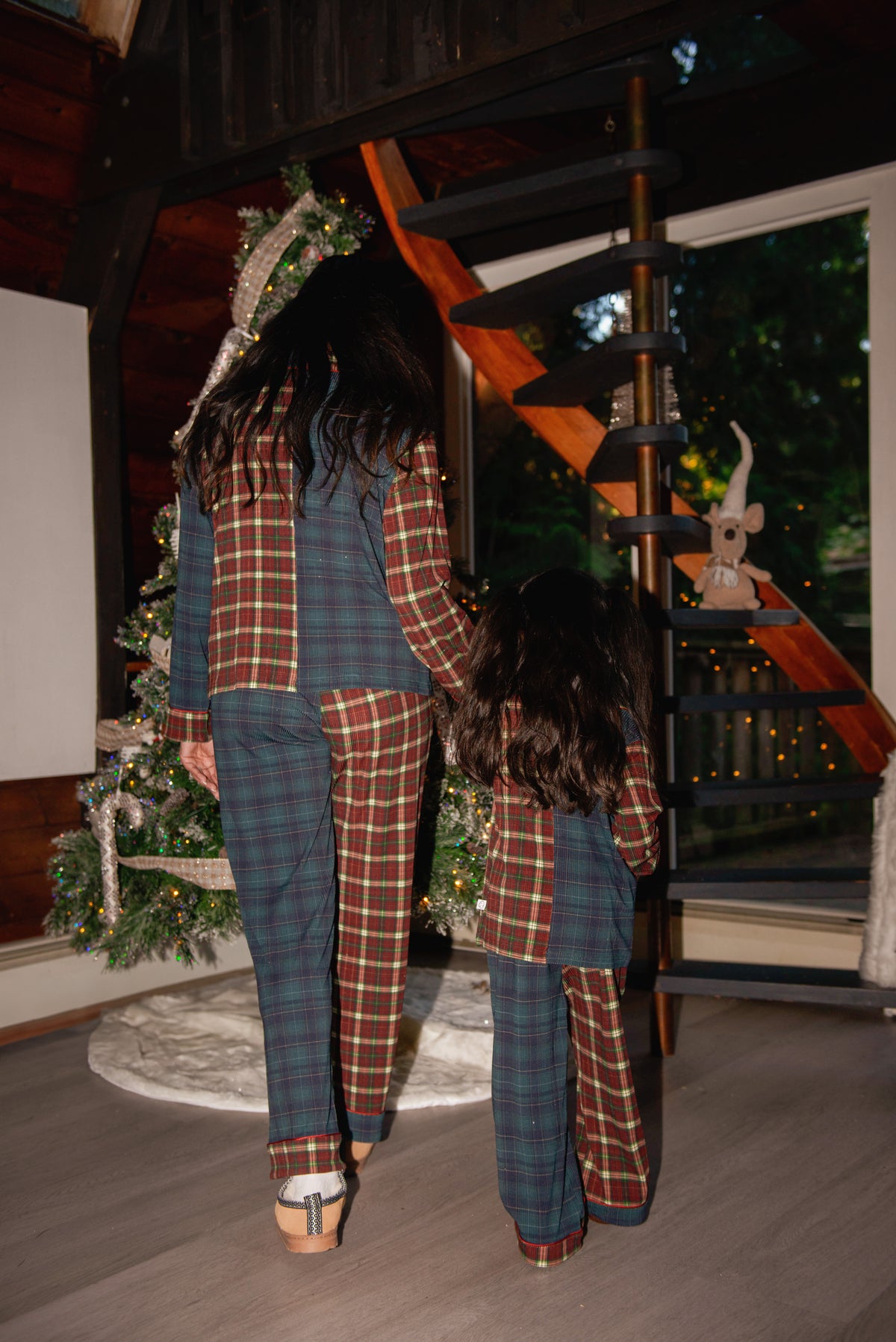 Women's Pajama Set in Heritage Plaid