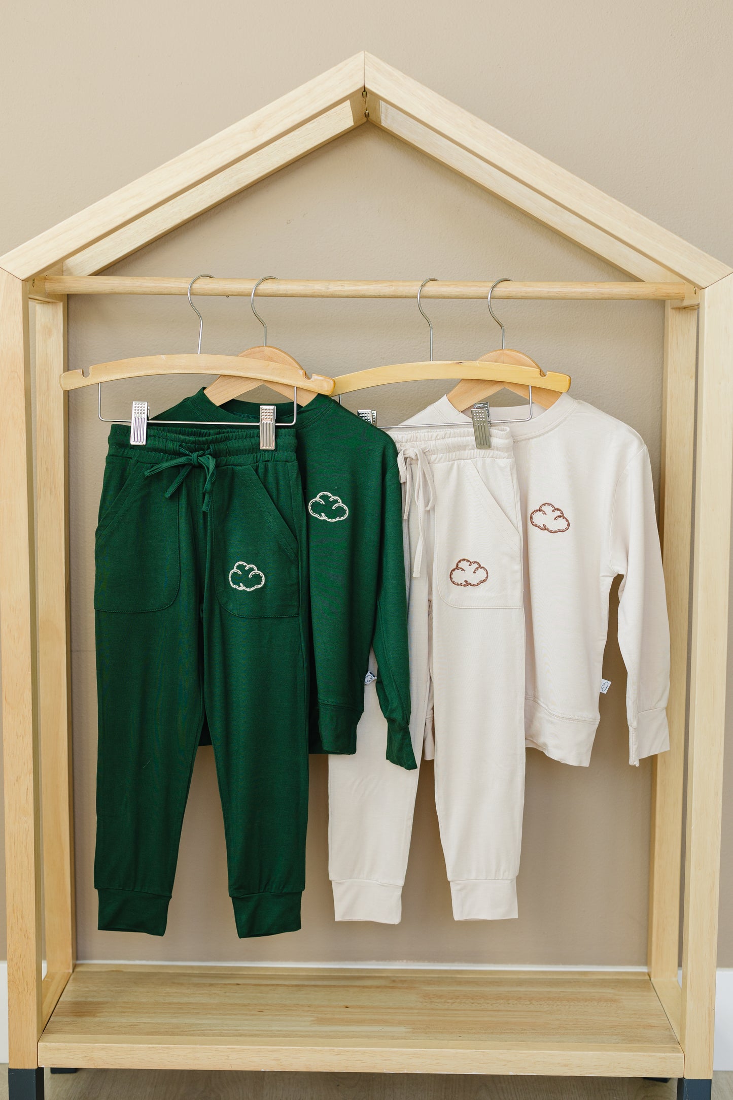 Little Sweat Set 2.0 in Bone - Sunday Littles