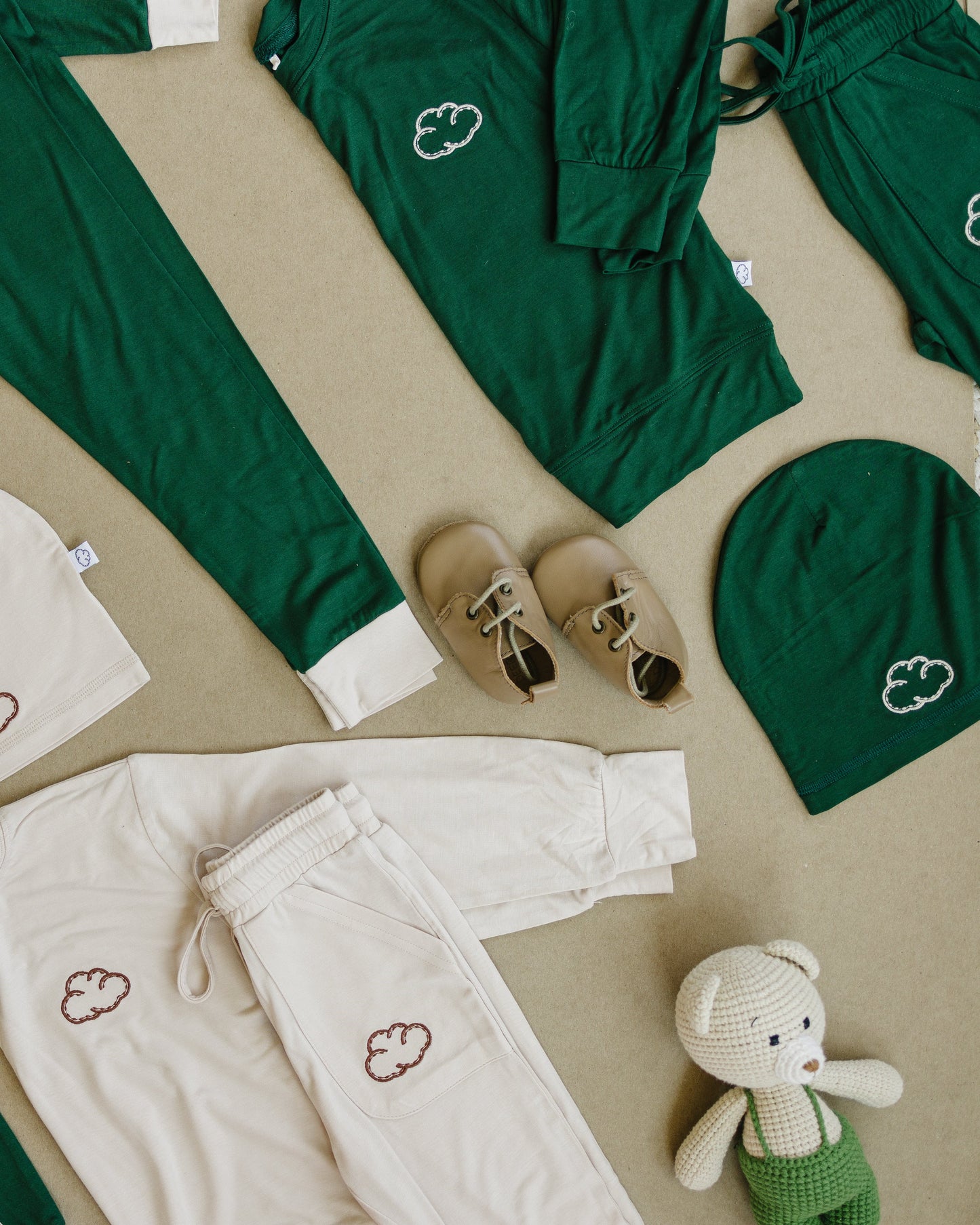 Cloud Cap in Forest Green - Sunday Littles