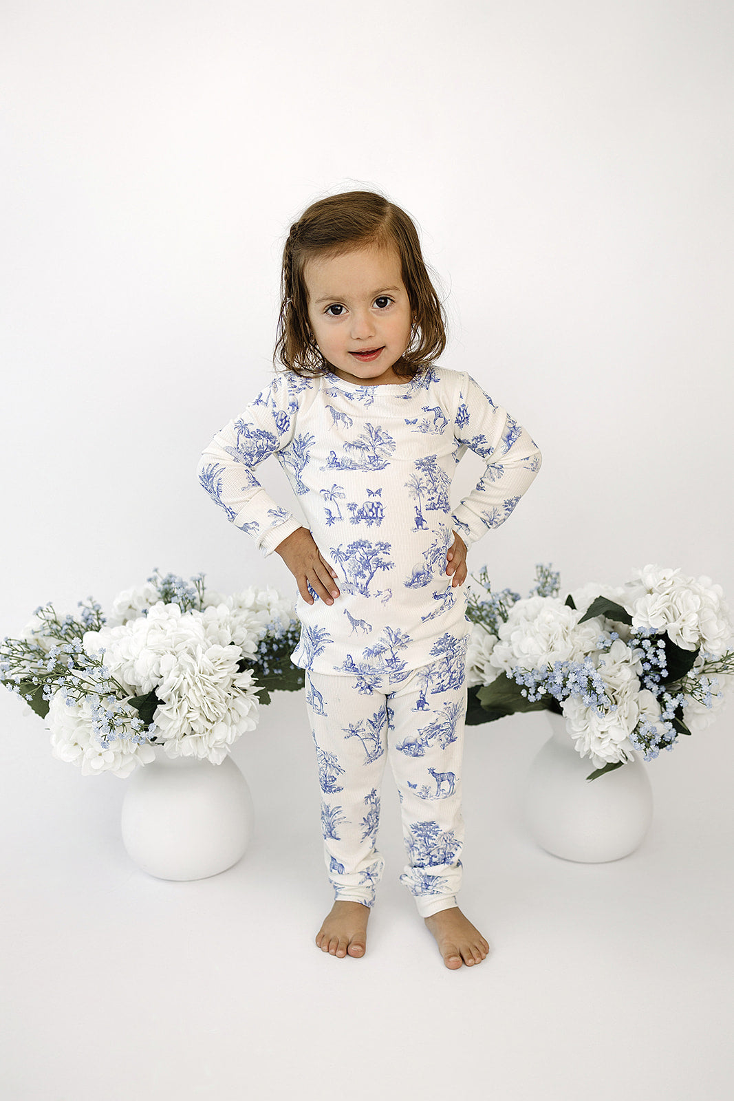 Slumber Pajama Set in Safari Toile