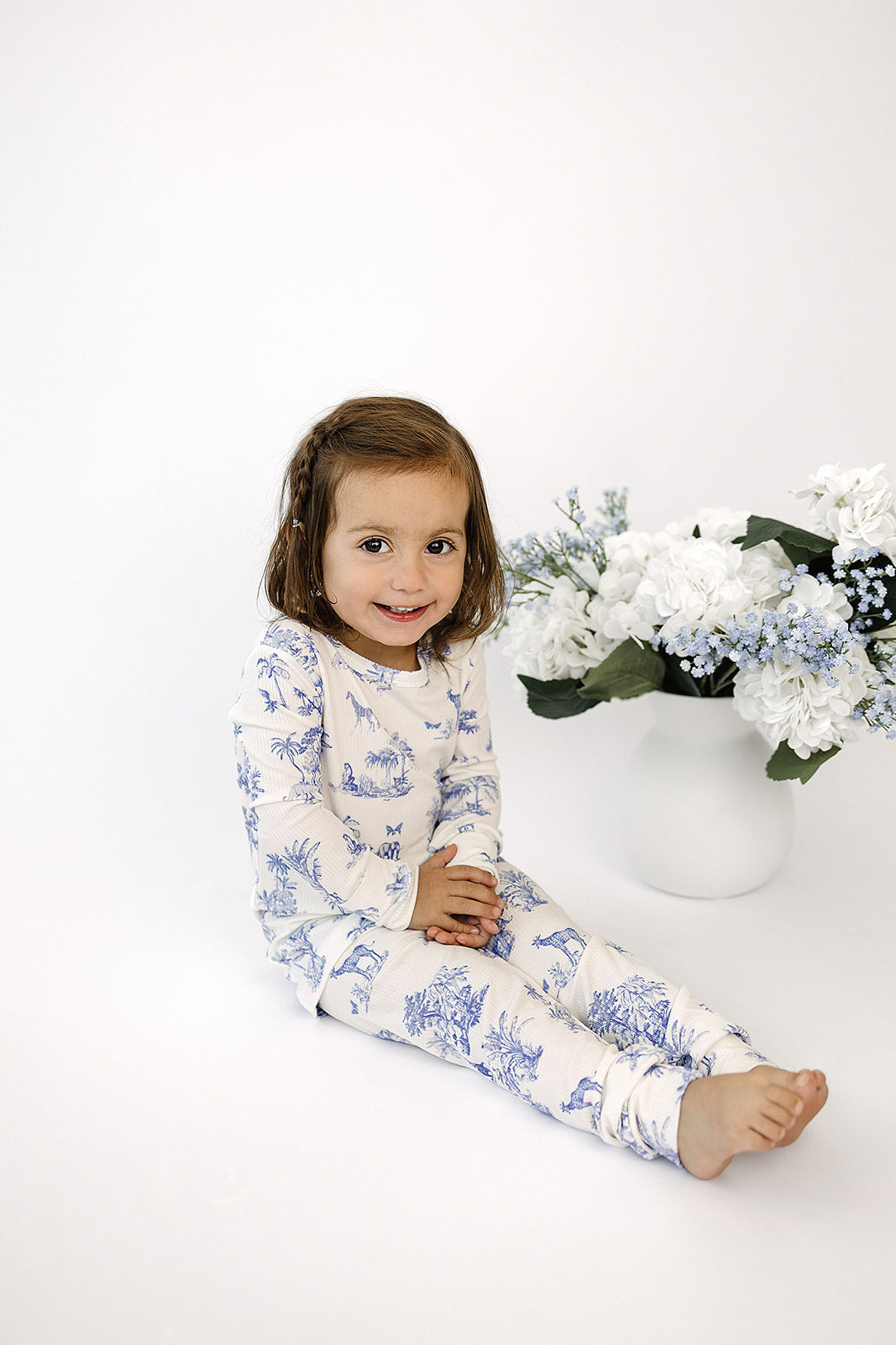 Slumber Pajama Set in Safari Toile