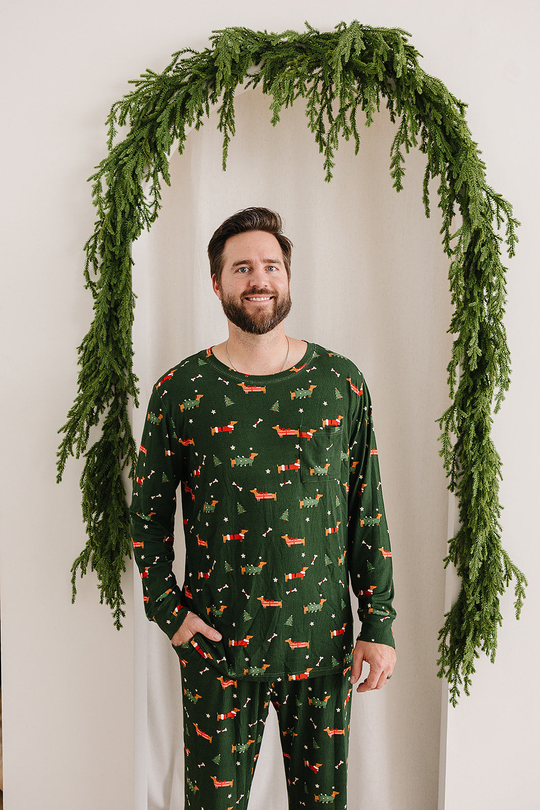 Men's Slumber Set in Jingle Pups