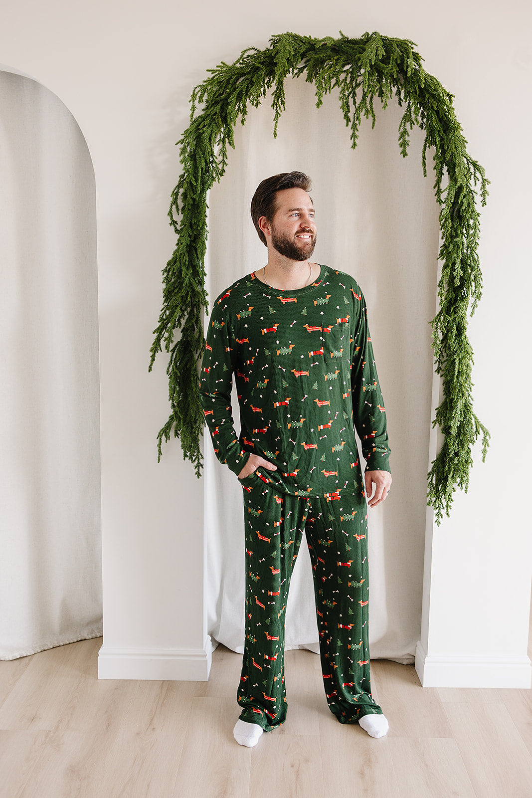 Men's Slumber Set in Jingle Pups