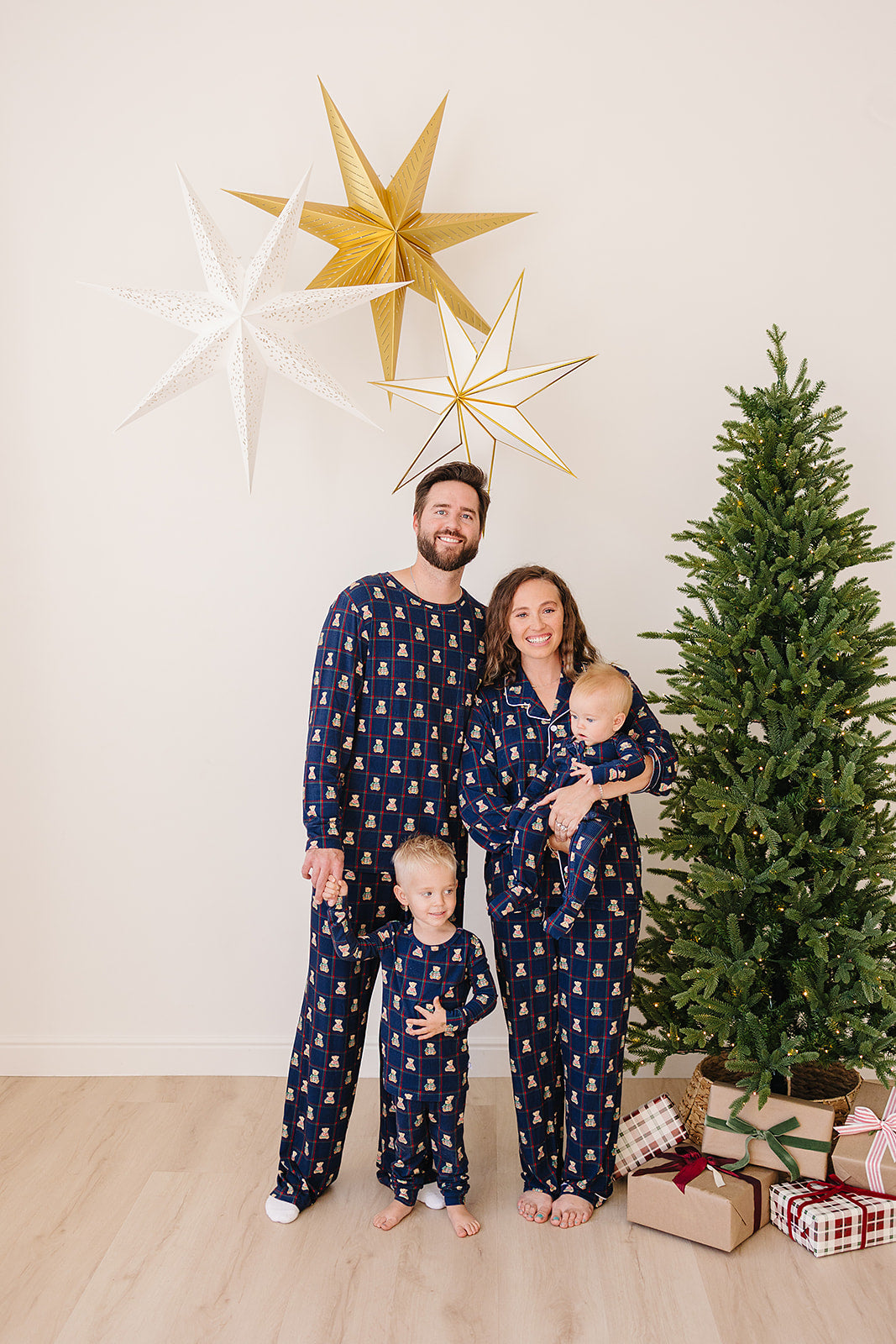 Women's Pajama Set in Heritage Bear