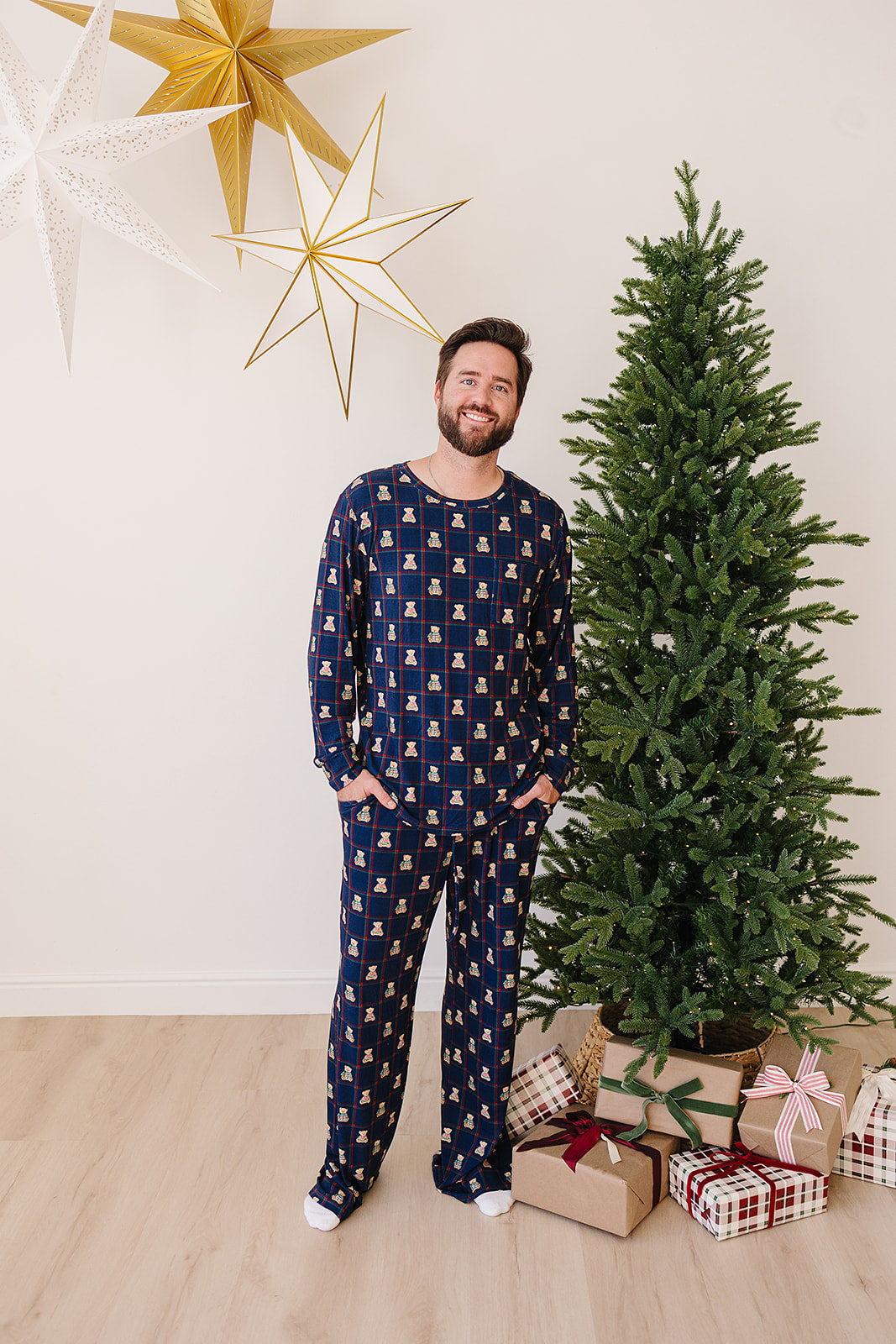 Men's Slumber Set in Heritage Bear