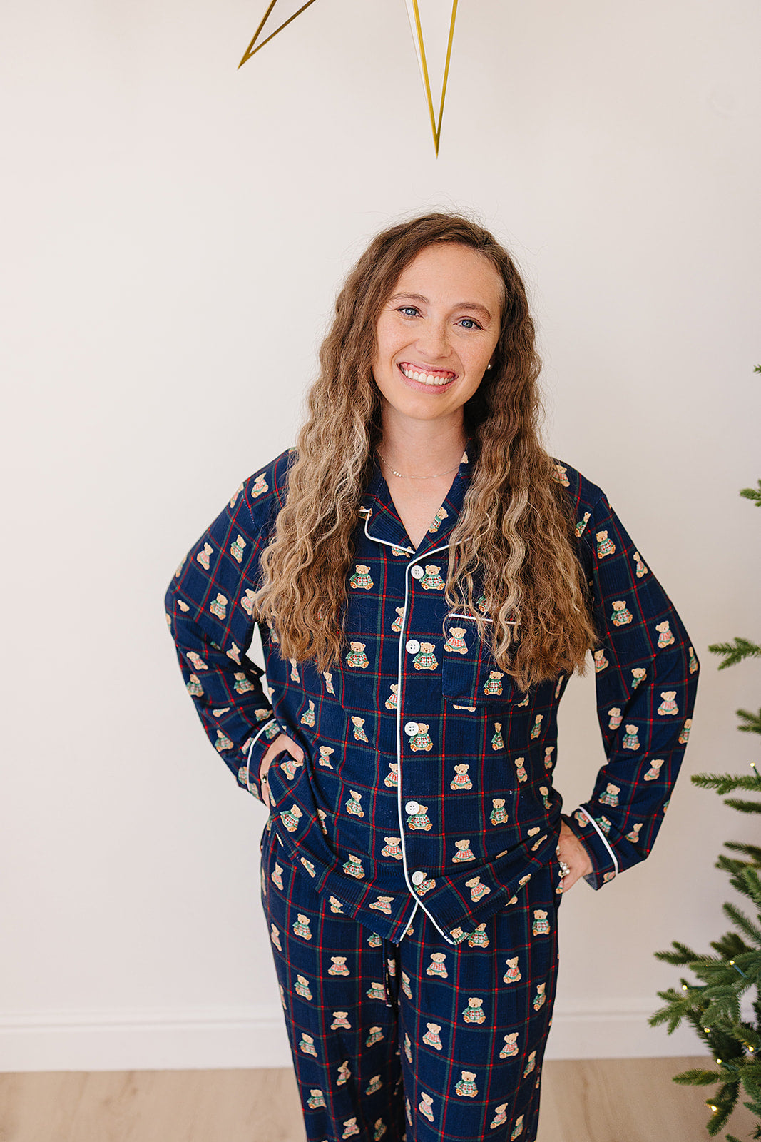 Women's Pajama Set in Heritage Bear