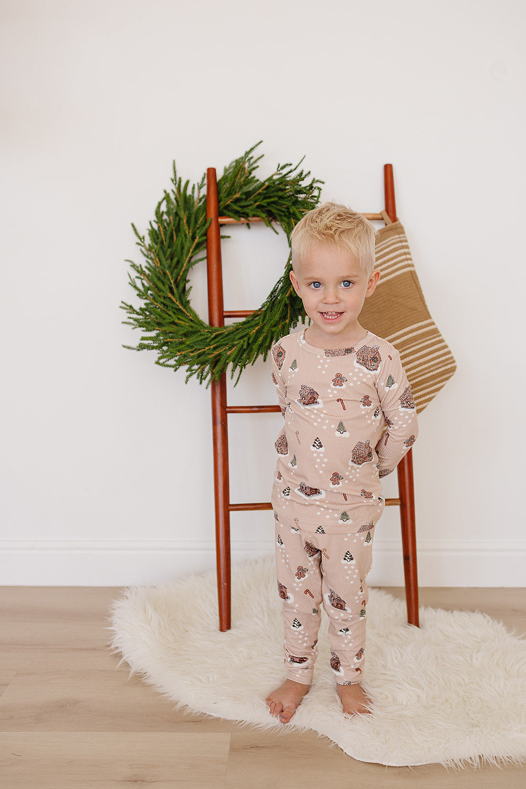 Slumber Pajama Set in Gingerbread Lane