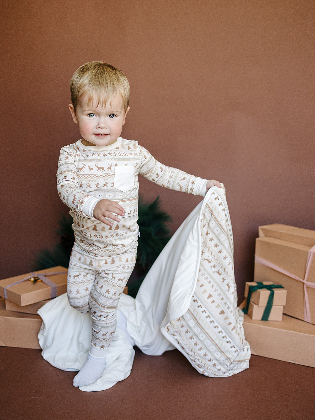 Slumber Pajama Set in Winter Fair Aisle