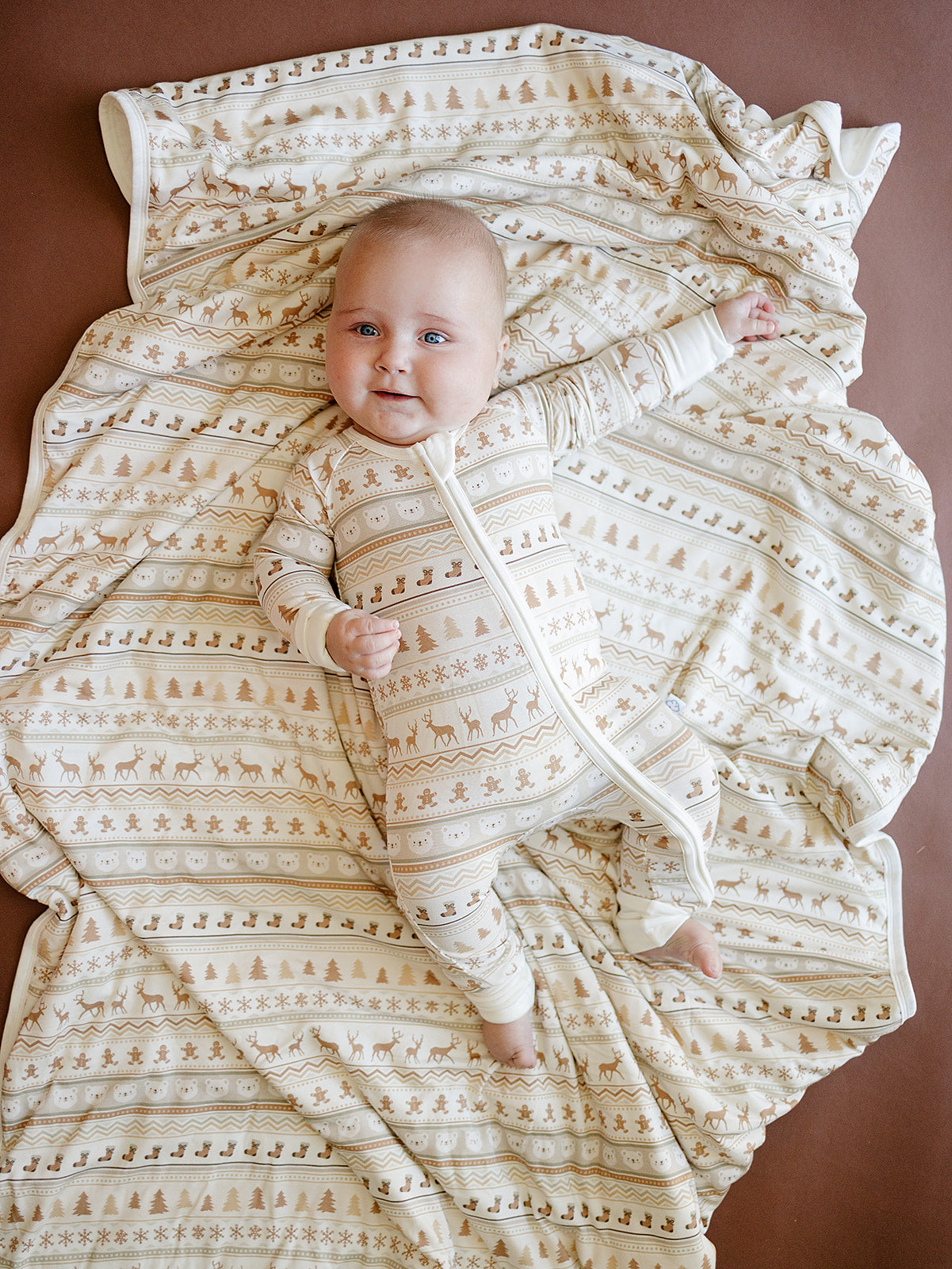 Dream Blanket in Winter Fair Aisle - Sunday Littles