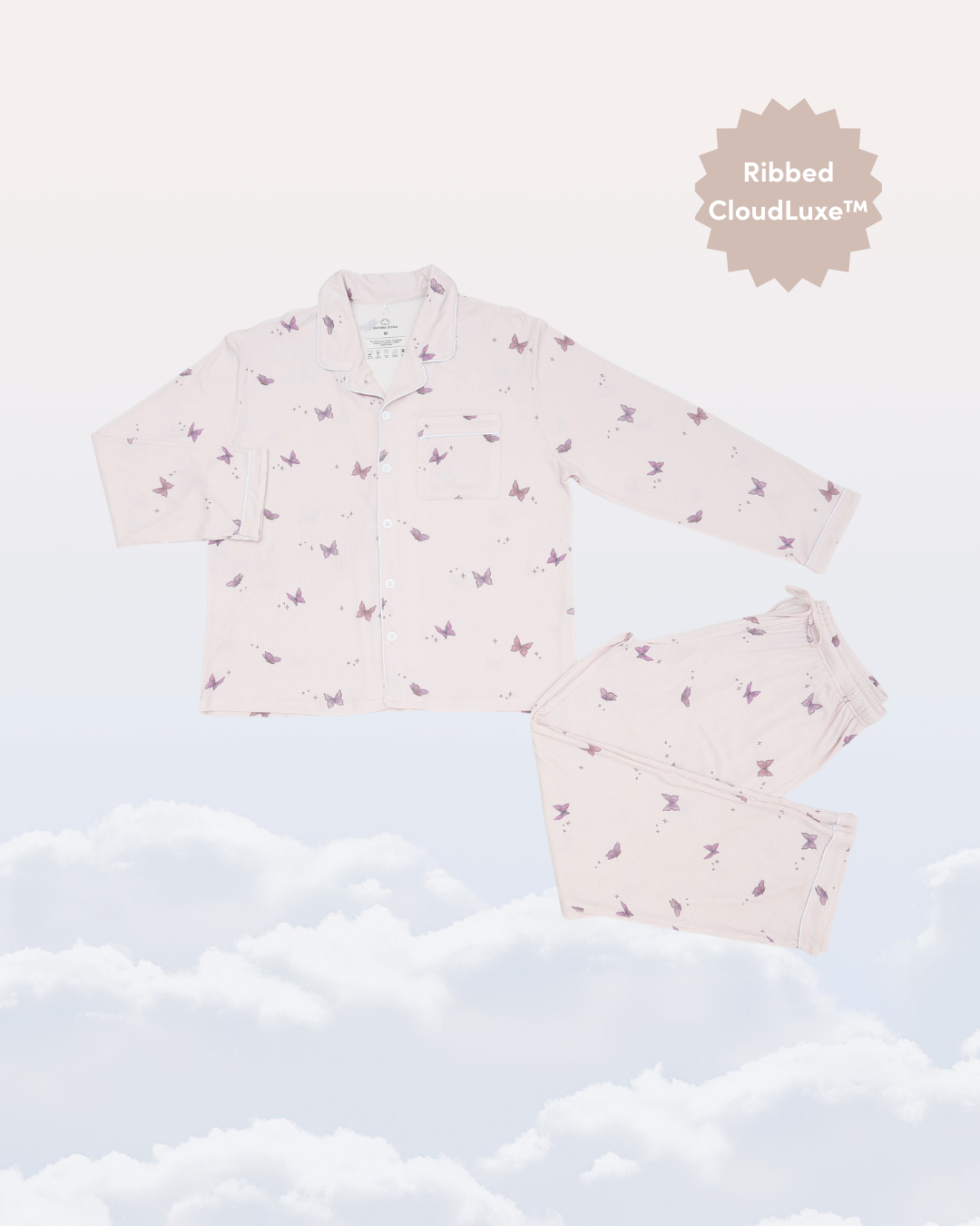 Women's Pajama Set in Butterfly Effect by Alex Centomo