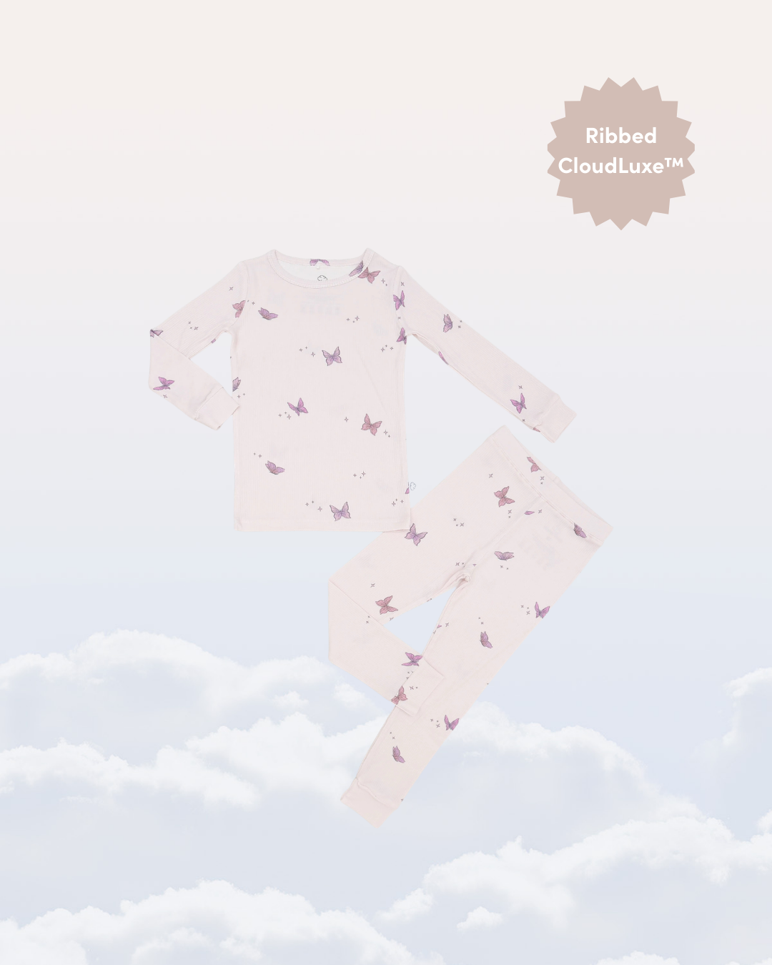 Slumber Pajama Set in Butterfly Effect by Alex Centomo