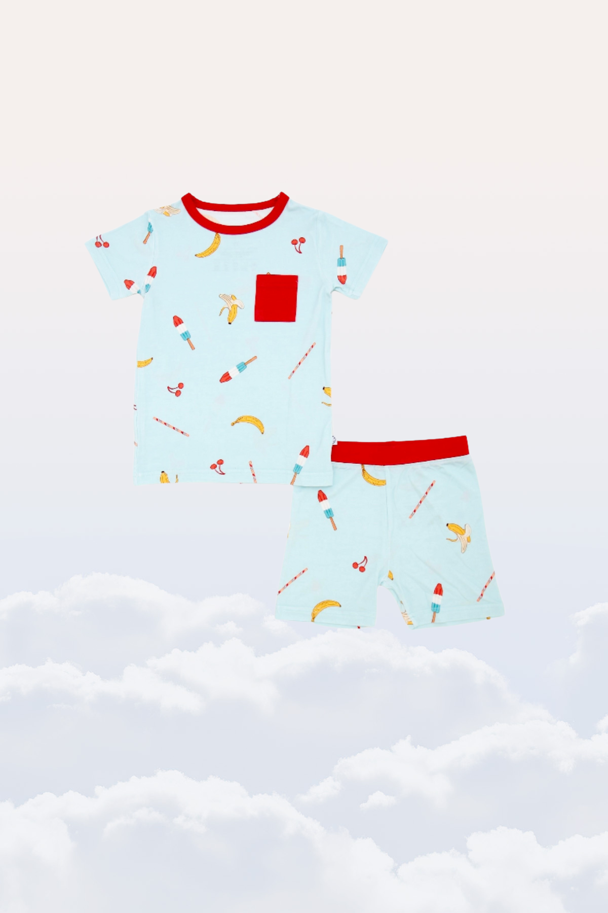 Slumber Pajama Set Short Sleeve in Banana Split