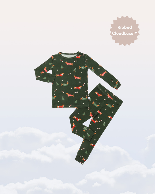 Slumber Pajama Set in Jingle Pups