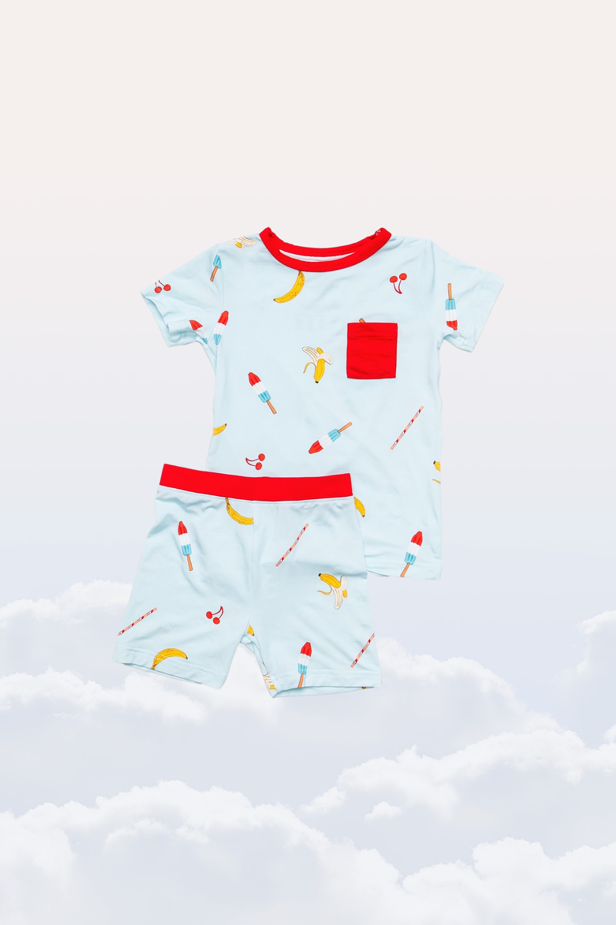 Slumber Pajama Set Short Sleeve in Banana Split