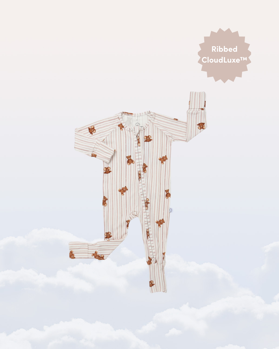 Little Zippers in Teddy Stripe