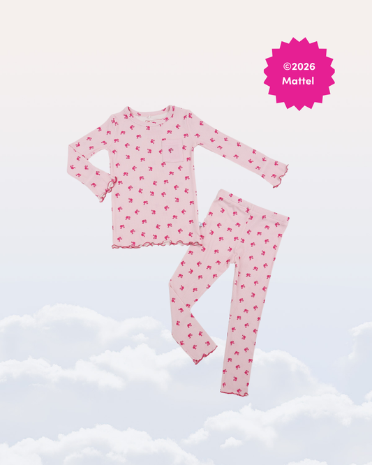 Slumber Pajama Set in Iconic in Pink