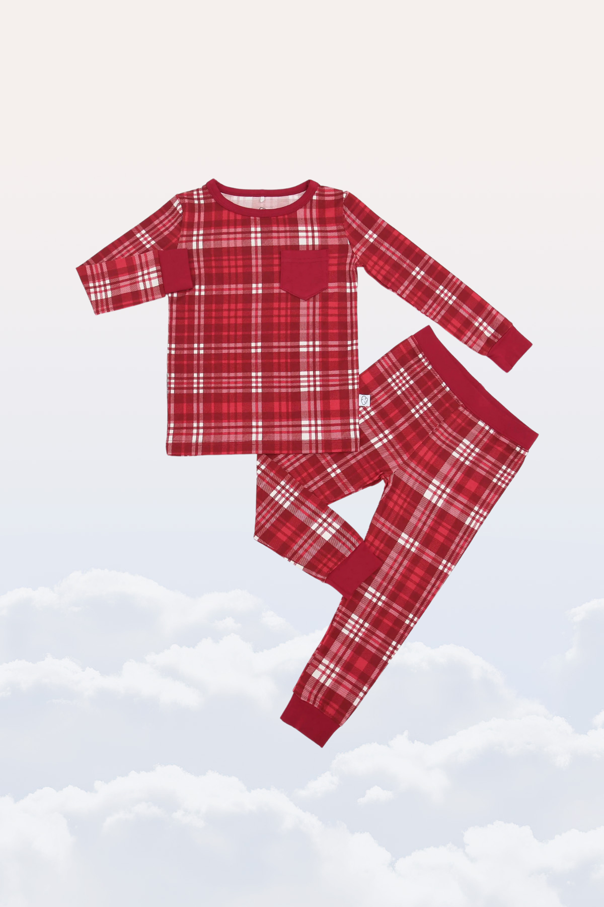 Slumber Pajama Set in Cardinal Plaid