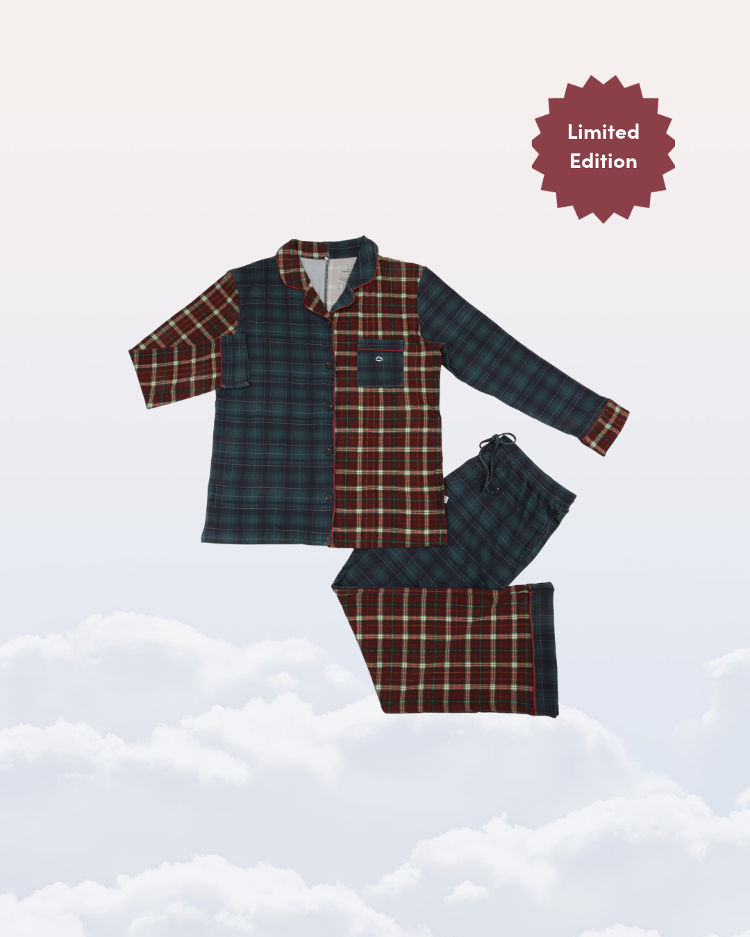 Men's Pajama Set in Heritage Plaid