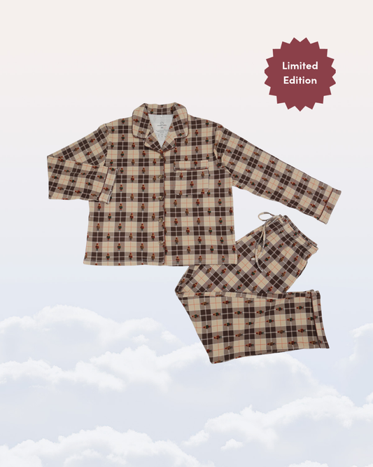 Women's Pajama Set in Teddy Nutcracker