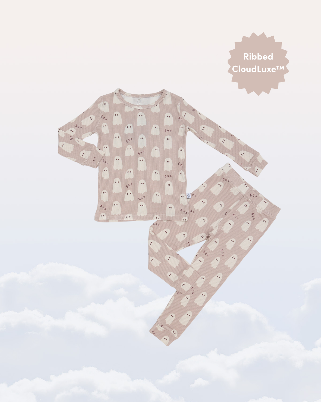 Slumber Pajama Set in Neutral Boo