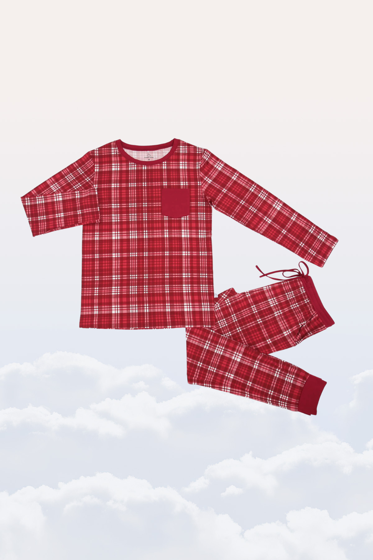 Women's Slumber Pajama Set in Cardinal Plaid