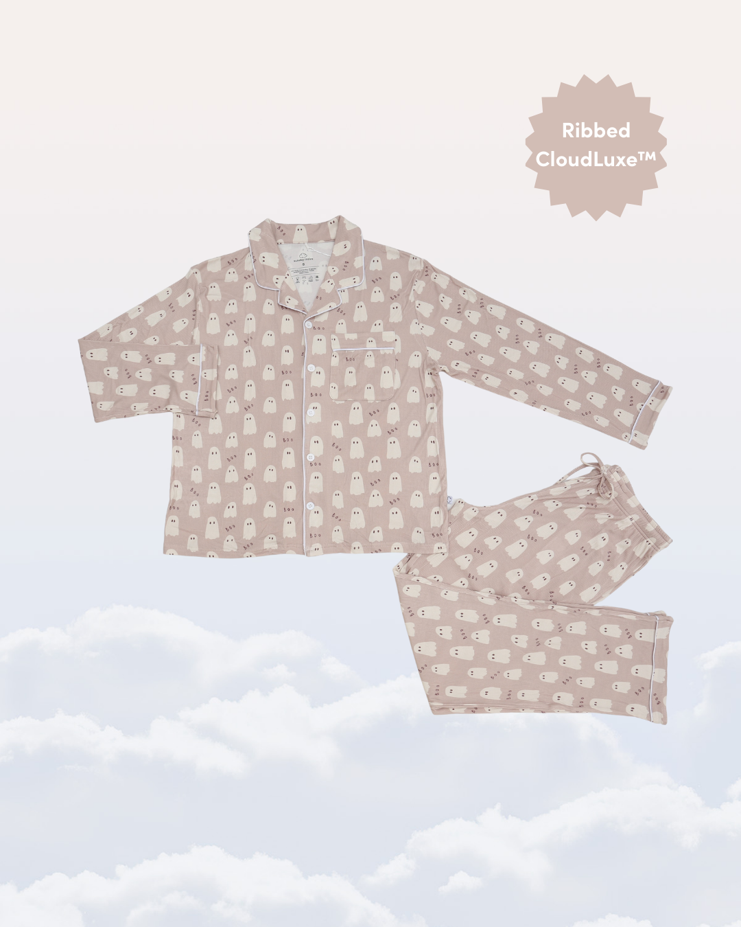 Women's Pajama Set in Neutral Boo