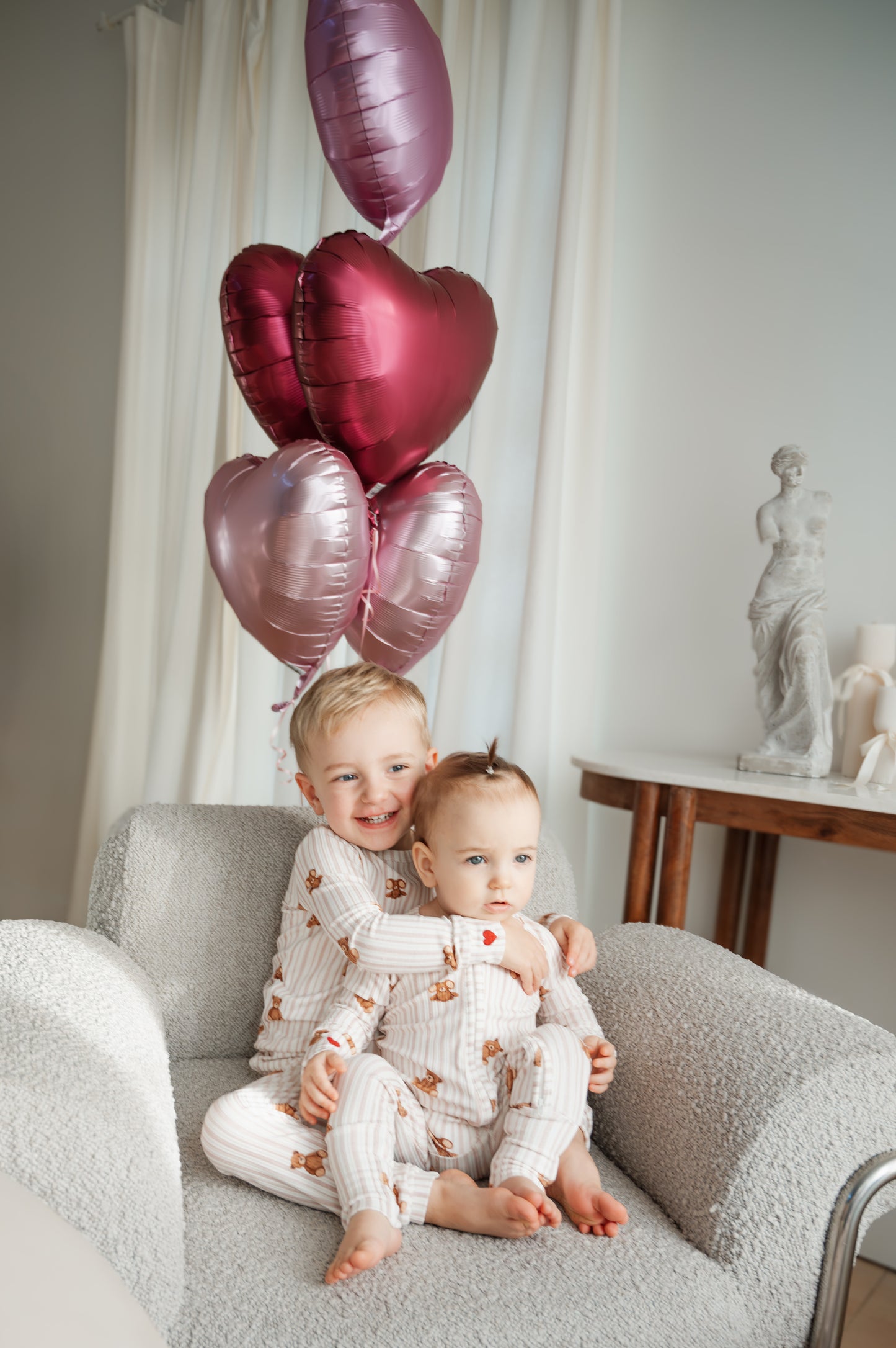 Little Zippers in Teddy Stripe