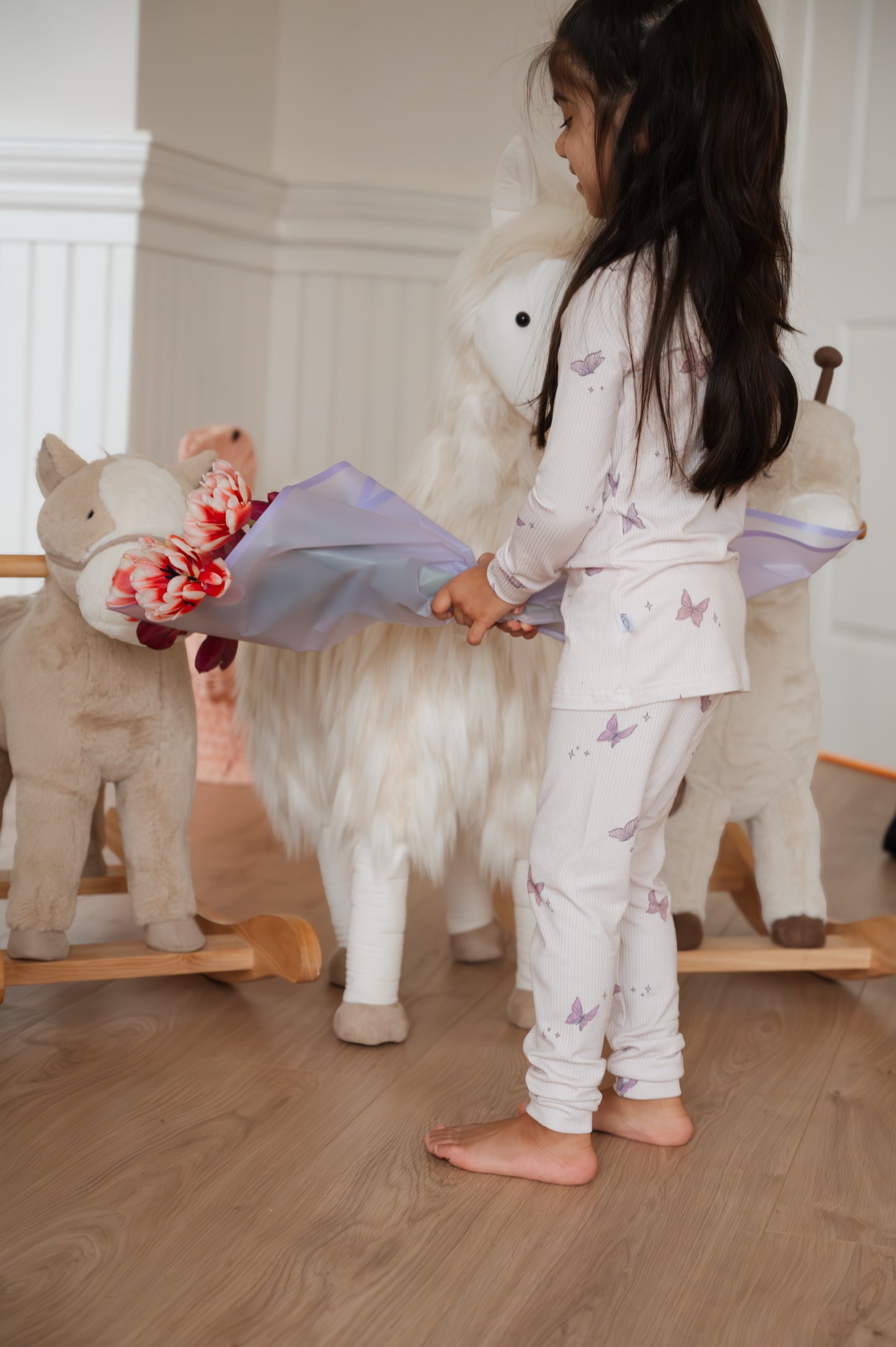 Slumber Pajama Set in Butterfly Effect by Alex Centomo