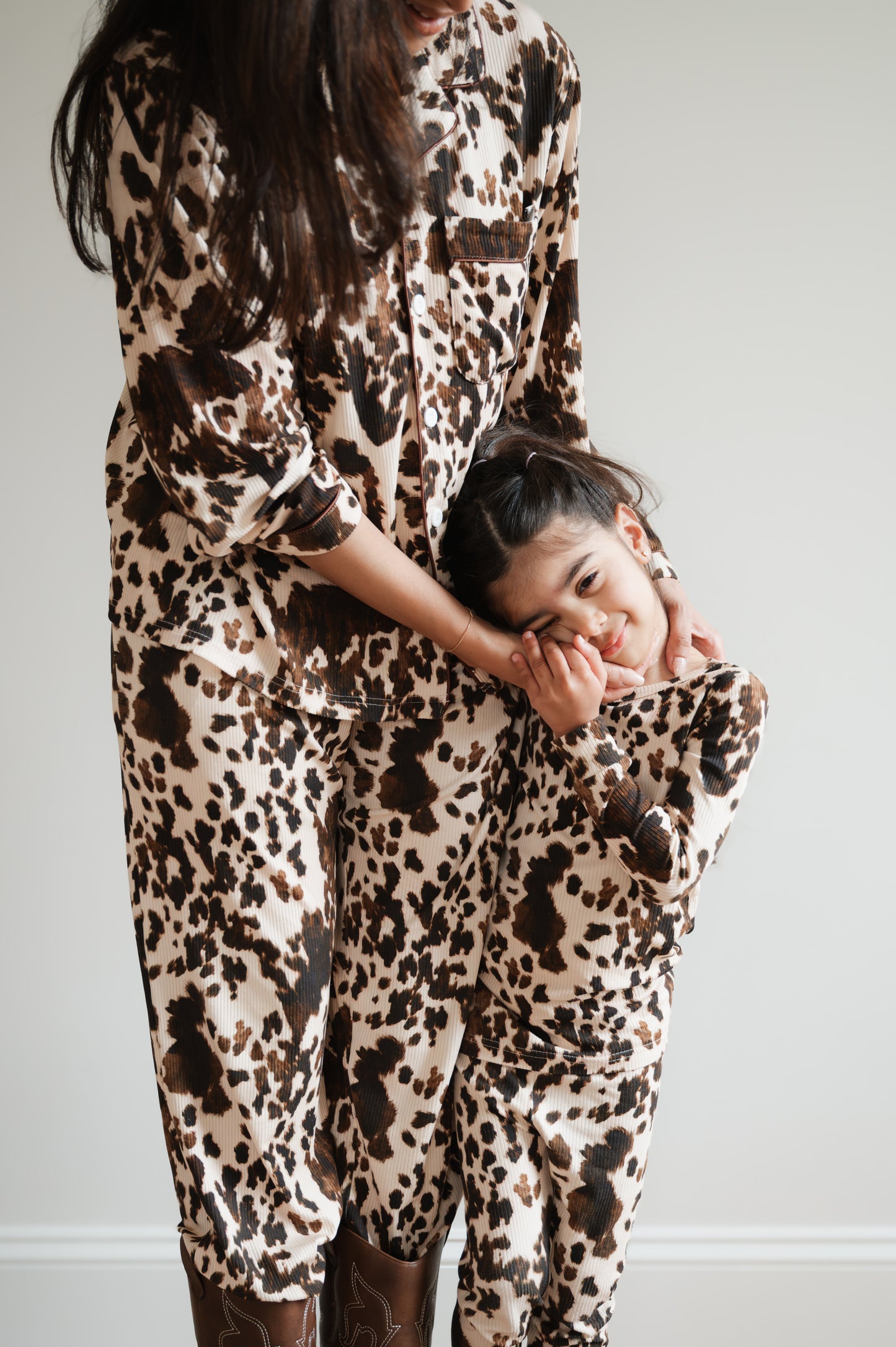Slumber Pajama Set in Sunday Moo'd