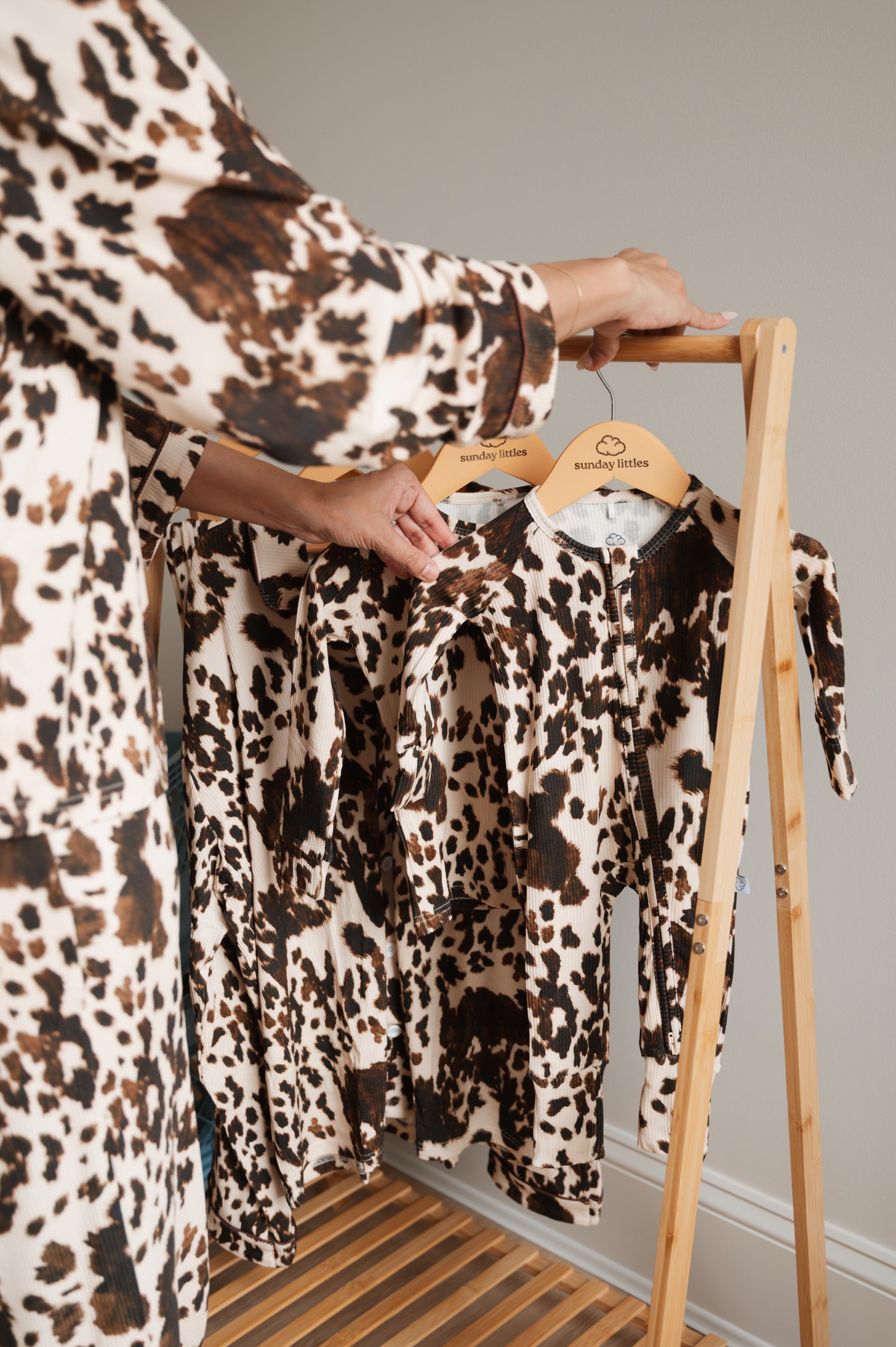 Women's Pajama Set in Sunday Moo'd