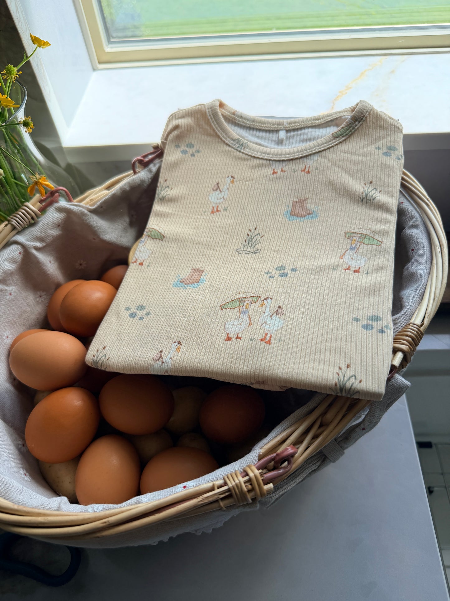 Slumber Pajama Set in Silly Goose