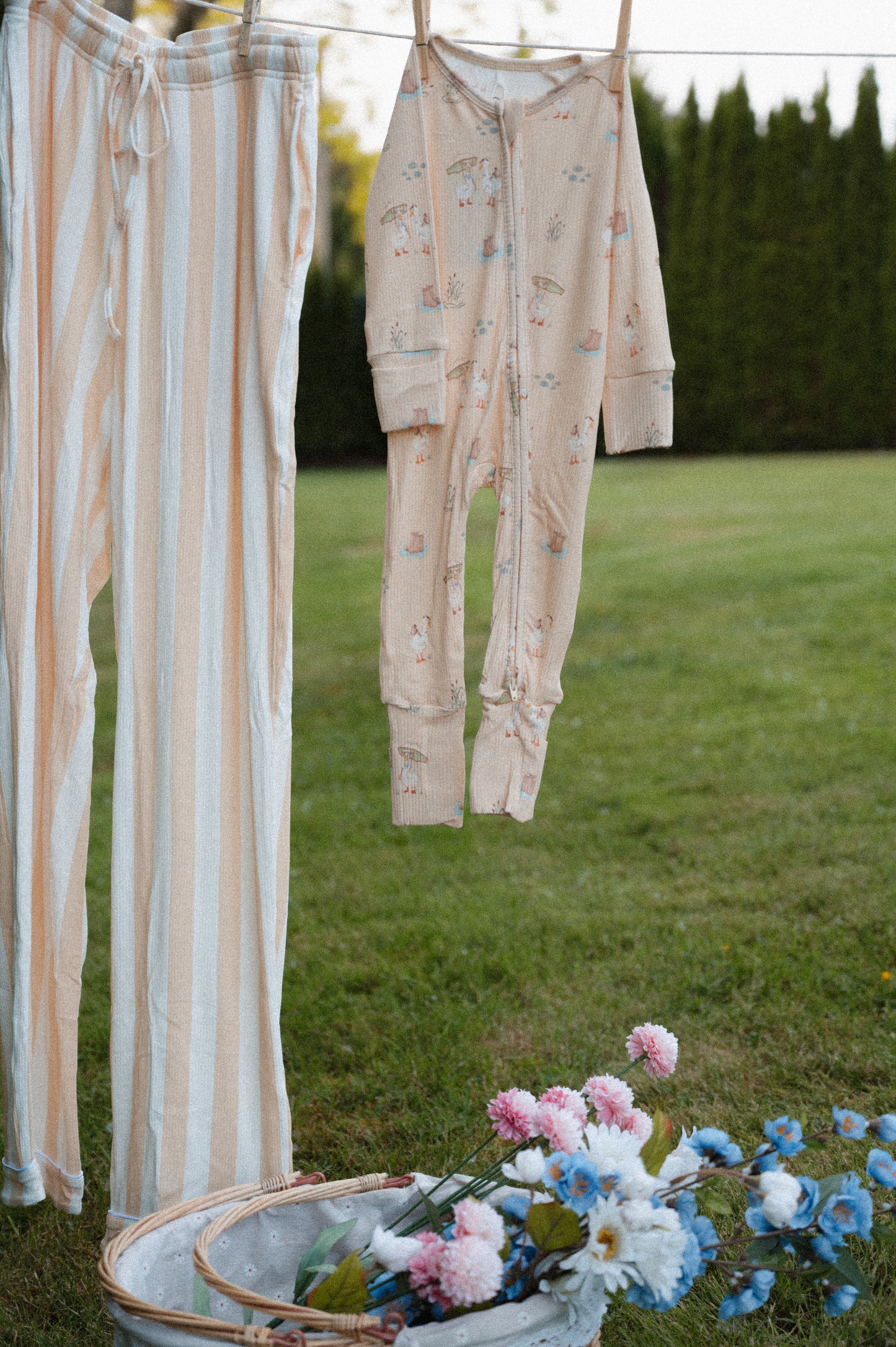 Women's Pajama Set in Silly Goose