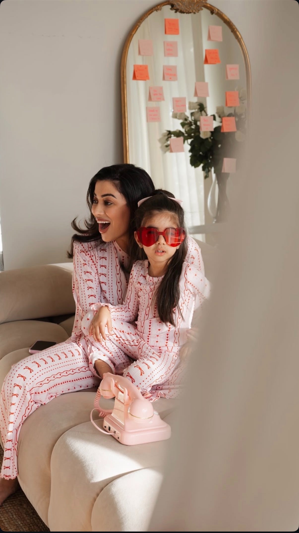 Women's Pajama Set in Love Letter