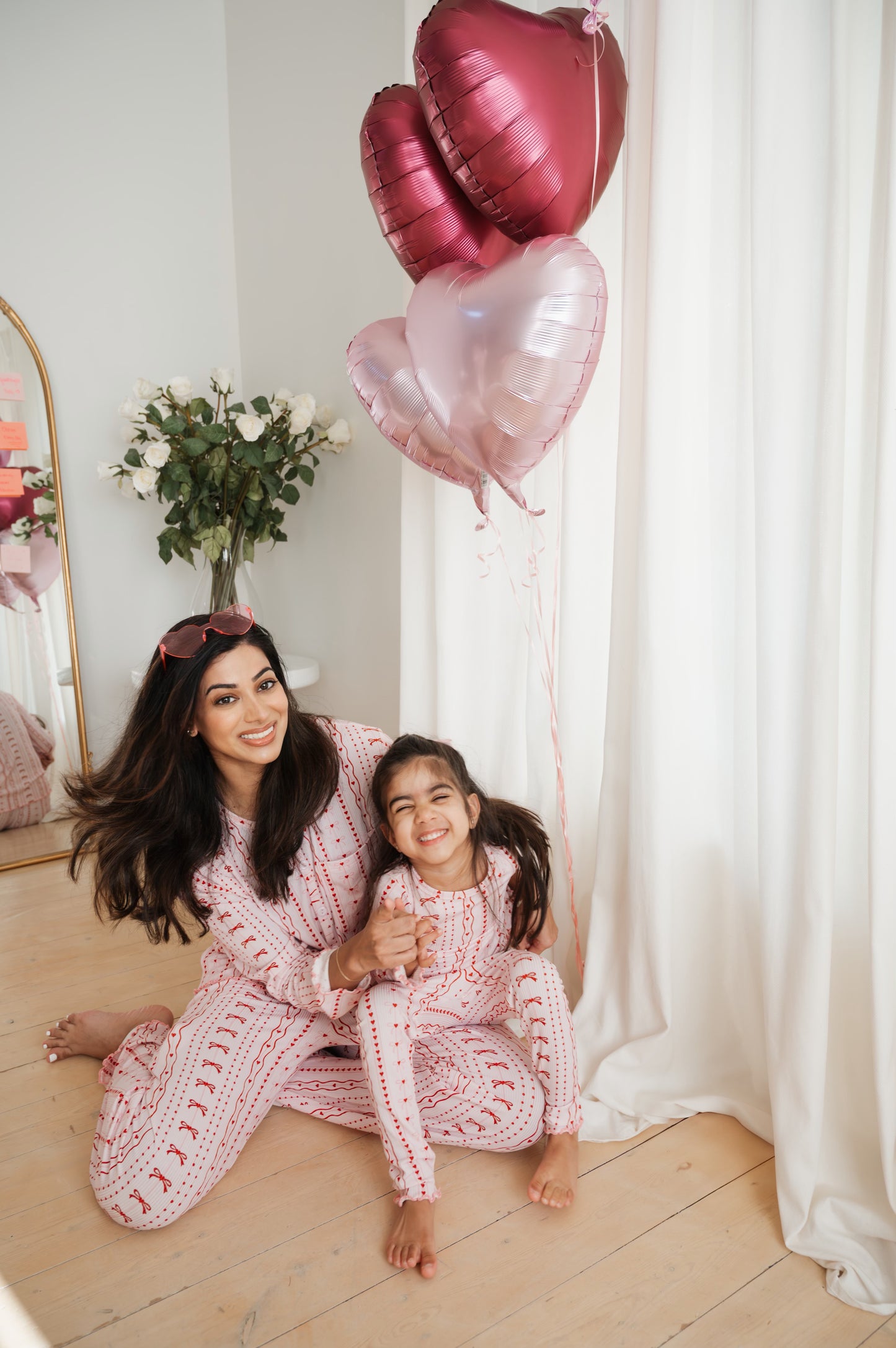 Women's Pajama Set in Love Letter