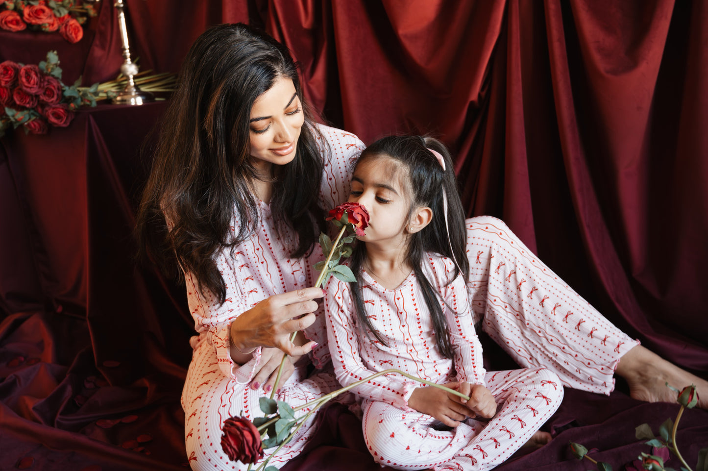 Women's Pajama Set in Love Letter