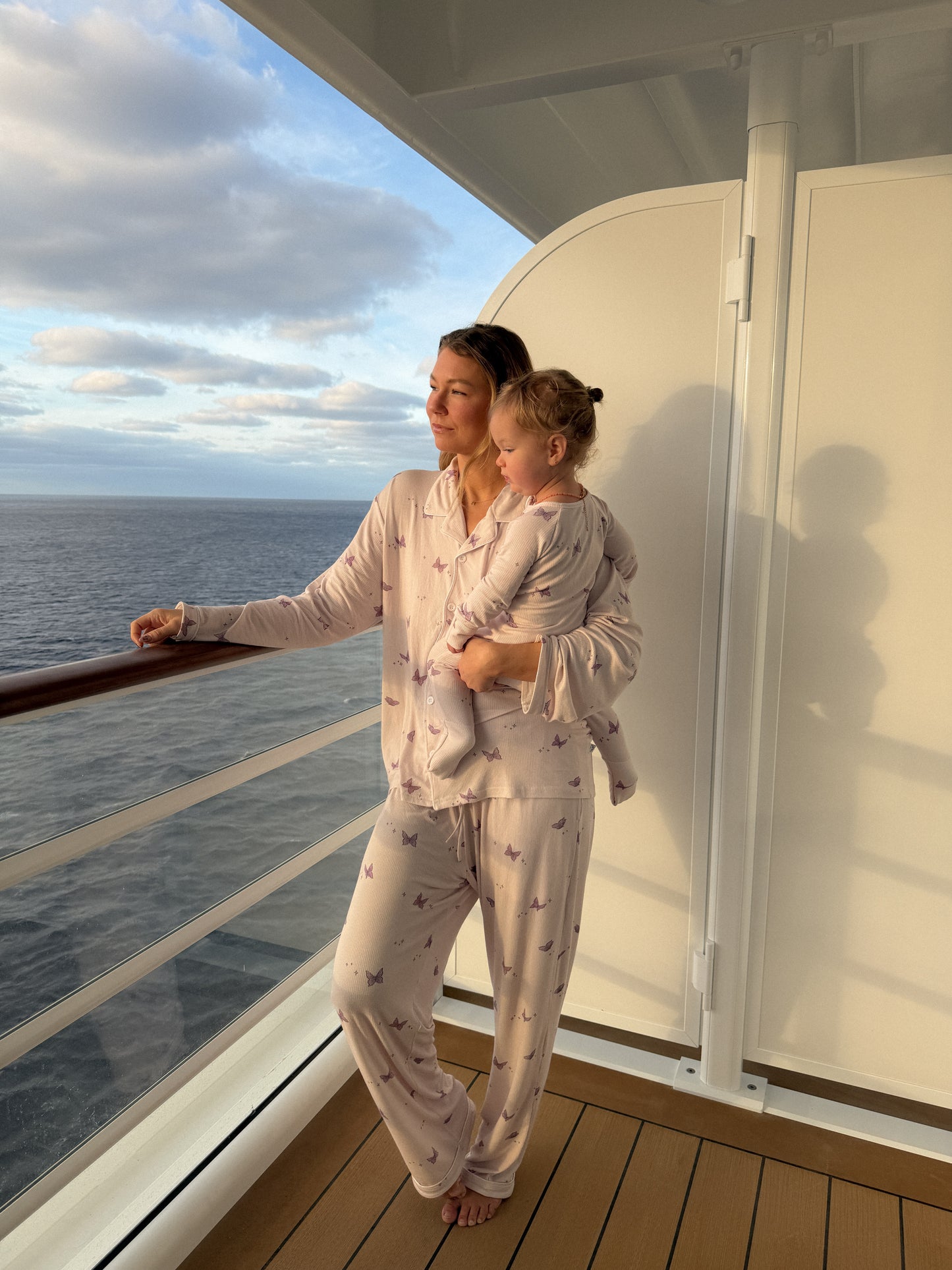 Women's Pajama Set in Butterfly Effect by Alex Centomo