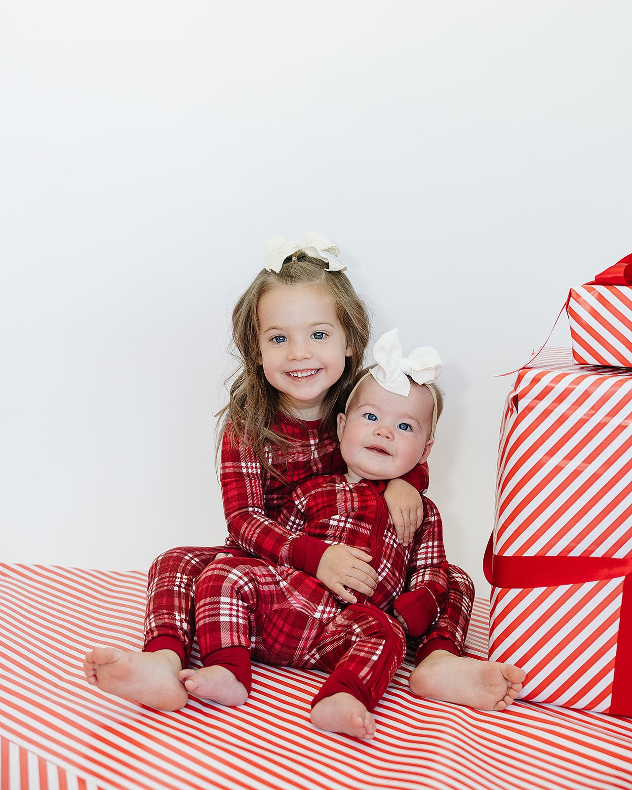 Slumber Pajama Set in Cardinal Plaid