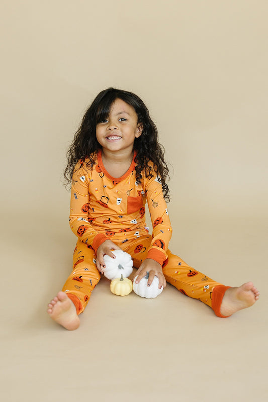 Slumber Pajama Set in Jack O'Lantern